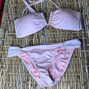 Pink Victoria’s Secret bikini